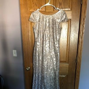 champagne gold dress